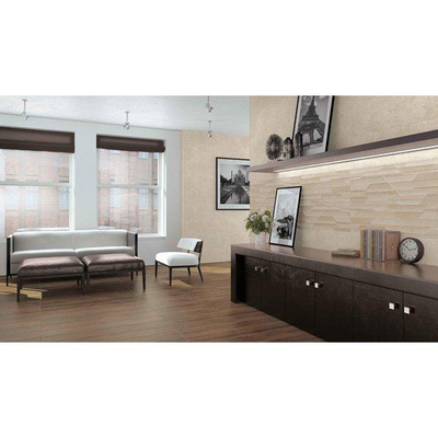 ÉCHANTILLON Ceralto Gavira Plank Carreau décoratif 32x100cm 9.7mm rectifié pâte blanche Caramel