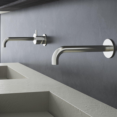 Hotbath Cobber Uitloop lengte 15 cm - geborsteld nikkel (RVS)
