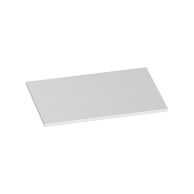 BRAUER Fine Stone Wastafelblad - 60x46x2cm - zonder kraangaten - Finestone wit