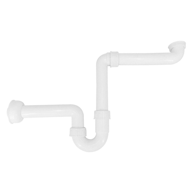 Riko Siphon gain de place pour évier/lavabo 1 ½”x 40 mm