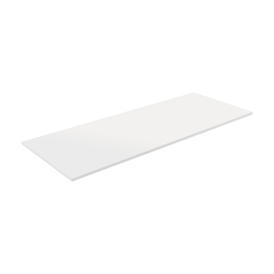 Saniclass Tops Plan de toilette - 120x46x1.2cm - angles droits - blanc mat
