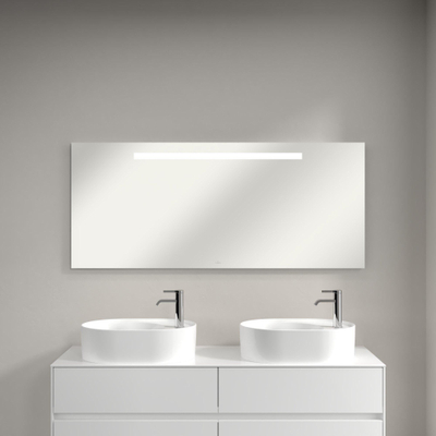 Villeroy & Boch More To See One spiegel m. geïntegreerde led verlichting 140x60cm incl. bevestiging