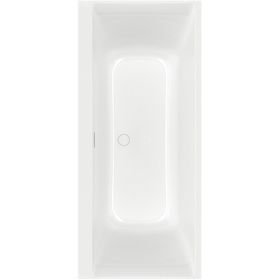 Villeroy & Boch Subway 3.0 bad rechthoek - 180x80cm duo - met afvoer - glans wit