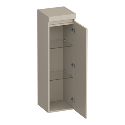 BRAUER Joy armoire de salle de bains - 120x35x35cm - 1 porte - sans poignée - ouverture à droite - beige mat