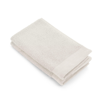 Walra Soft Cotton Serviette d'invité lot de 2 30x50cm 550 g/m2 Gris galet