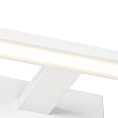 QAZQA Jerre applique murale - 41,5x13,5x5,5cm - LED incluse - IP44 - blanc mat