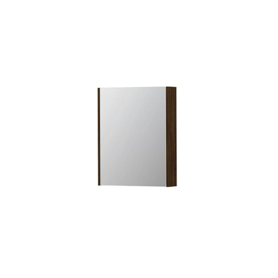 INK SPK2 armoire de toilette – 60 x 74 x 14 cm – 1 porte, porte-miroir double face – Chêne Cuivre