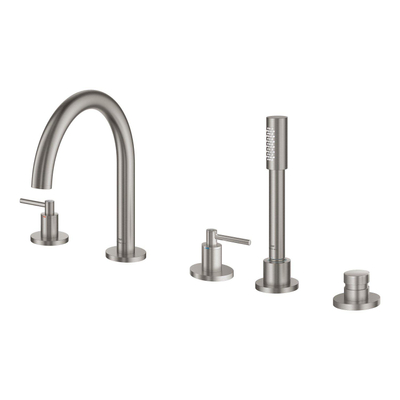 Grohe Atrio 5-gats badrandcombinatie supersteel