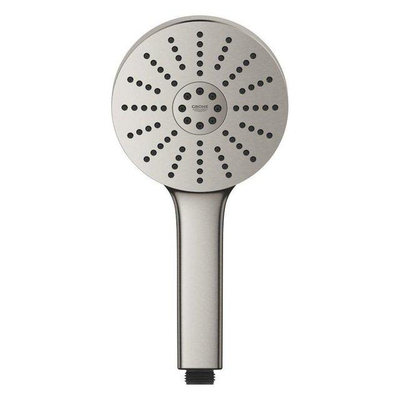 Grohe Vitalio Joy Handdoucheset - rond - 3 straalsoorten - silverflex doucheslang - 175cm - Brushed Supersteel (RVS)
