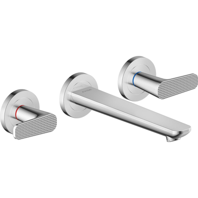 AXOR Citterio C afbouwdeel wastafelkraan - cubic cut - 3-gats - chroom