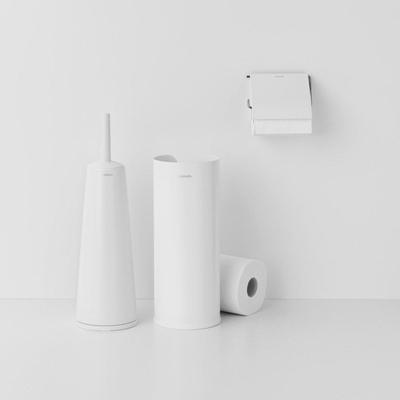 Brabantia ReNew Ensemble accessoires WC - 3 pièces - blanc