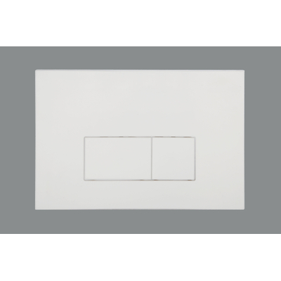Geberit Inbouwreservoir - UP320 - QeramiQ push bedieningsplaat - dualflush - rechthoekige knoppen - kunststof wit glans