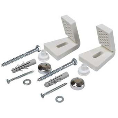 Plieger jeu de fixation pour cuvette double bloc équerres