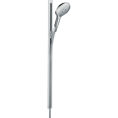Hansgrohe Raindance select glijstangset 90 cm. wit-chroom