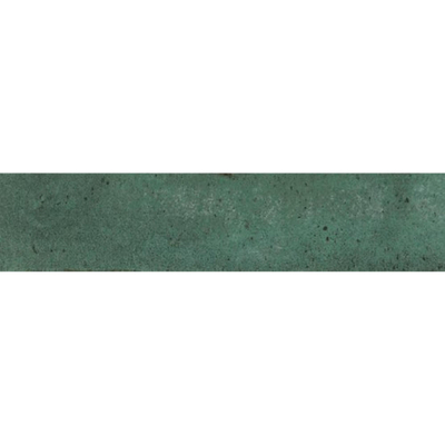 SAMPLE Ceramic-Apolo Raku Wandtegel - 6X27cm - 7,7mm - Rechthoek - Green Jade Glans