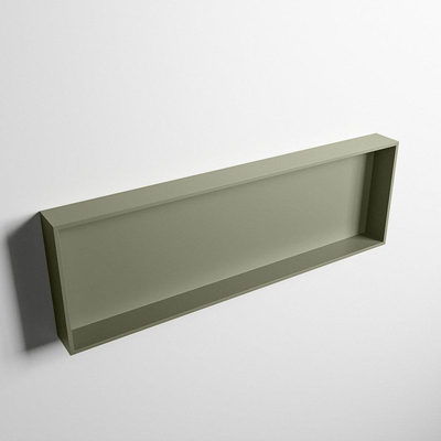 Mondiaz EASY Niche de salle de bains 29.5x89.5x8cm encastrable/à monter Solid Surface Army/Army