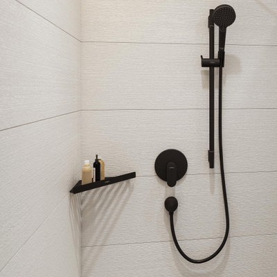 Hansgrohe AddStoris Q zeepkorf hoek - mat zwart
