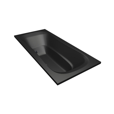 Xenz Nassau Duobad - 200x90x52 - afvoer Midden - acryl - ebony