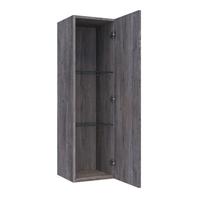 BRAUER EX Badkamerkast - 120x35x35cm - 1 links- rechtsdraaiende deur - zonder greep - MFC - grey Canyon