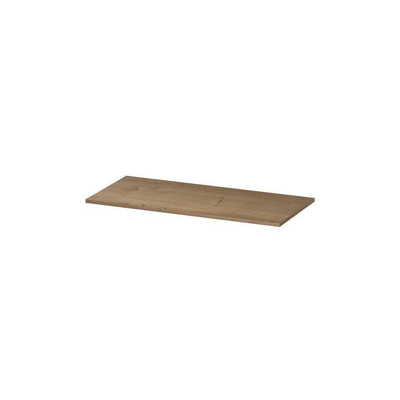 INK Topdeck Wastafelblad - 100x45x2cm - tbv onderkast - MDF - Fineer Ash grey