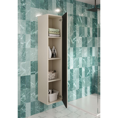 Crosswater Limit Badkamerkast - 160x35x35cm - warm stone (beige)