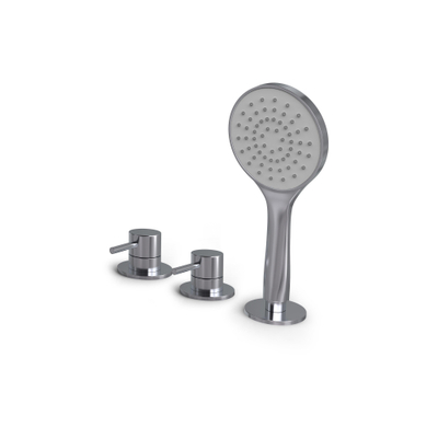 Hotbath Buddy Combinaison pour bord de baignoire - mitigeur monocommande - Chrome