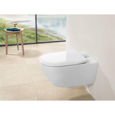 Villeroy & Boch Subway 2.0 closetzitting slimseat met softclose en quick release wit OUTLETSTORE