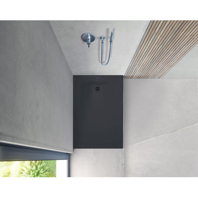 Duravit Sustano Douchebak - 100x70x3cm - Rechthoek - DuraSolid - mat antraciet