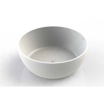 Arcqua Cusco Baignoire îlot ronde 153cm mat blanc
