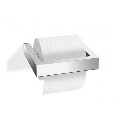 Zack LINEA Toiletrolhouder - 15cm - spiegelglans RVS