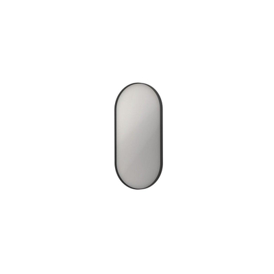 INK SP20 miroir – ovale – 40 x 80 cm – Noir mat
