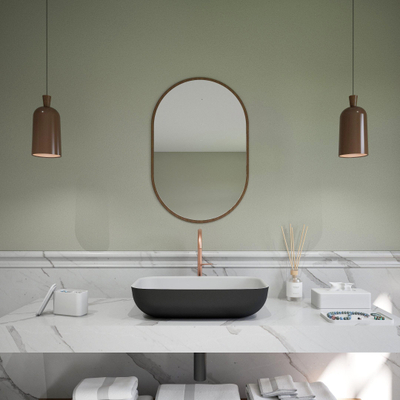 Ideavit solidpool lavabo 55x55x13cm solid surface rectangle noir mat