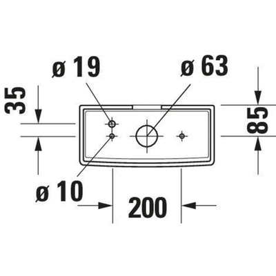 Duravit Me by starck reservoir 395x350x180mm dual flush inc/binnenw wit