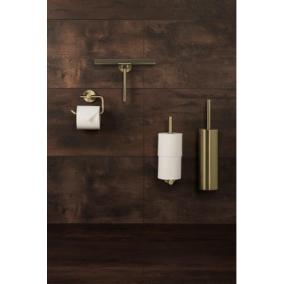 Haceka Kosmos Porte-rouleau de papier toilette - sans couvercle - or brossé