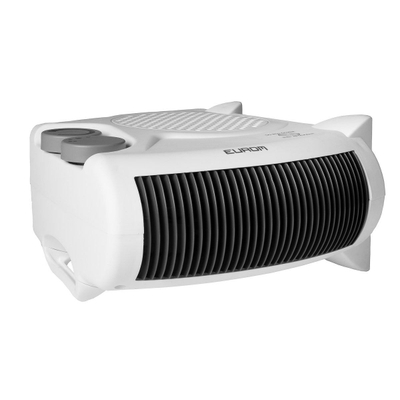 Eurom VK 2001 Chauffage soufflant 2000 watts position debout couchée 12x24x24.7cm Blanc
