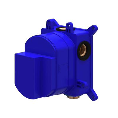 IVY Boîte d’encastrement - pour mitigeur thermostatique encastré - 3 voies - inverseur - bleu foncé