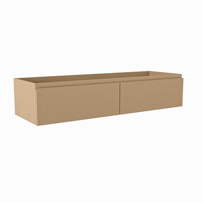 Mondiaz FOGE wastafelonderkast - 120x41x25cm - 2 lades - softclose - Oro