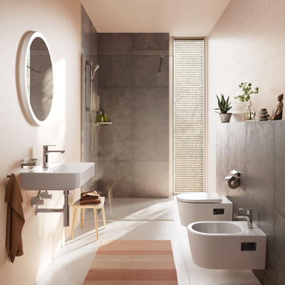 Hansgrohe Rebris s Eengreeps wastafelmengkraan - 110 - coolstart - met PopUp - trekwaste metaal - hoogglans chroom