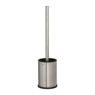 Tiger Colar Toiletborstel met houder vrijstaand RVS geborsteld 9.3x38.4x9.3cm