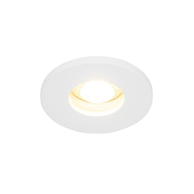 QAZQA Shed Spot encastrable - lot de 2 - 8.5x8.5cm - IP54 - Rond - Blanc