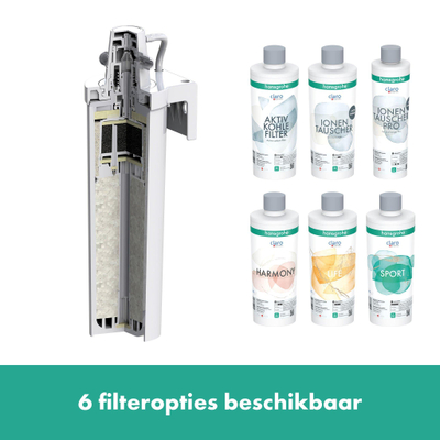Hansgrohe Aqittura système à soda 210 finition acier inoxydable