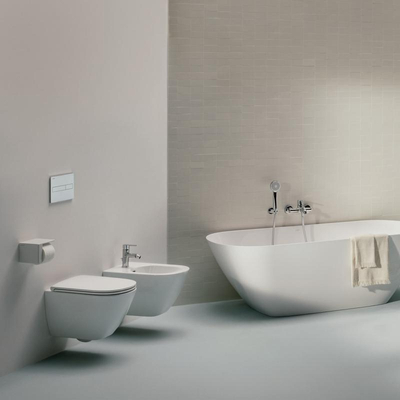 Laufen Lua WC suspendu 36x52x34,5cm sans bride de rinçage sans traitement anticalcaire Céramique Pergamon