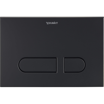 Duravit DuraSystem mechanische bedieningsplaat mat zwart