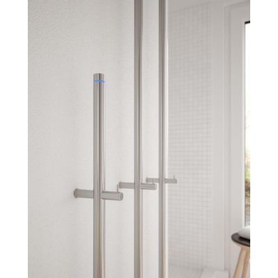 Instamat Jay Radiateur porte-serviettes électrique 172cm de haut 29Watt inox poli