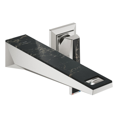 Grohe Allure brilliant private collection wandmengkraan 2-gats van. noir supersteel