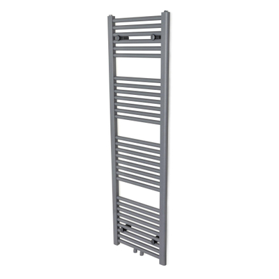 Rosani Exclusive line 2.0 radiator 40x140cm 520watt recht middenaansluiting structuur grijs metallic