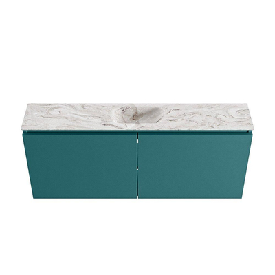 MONDIAZ TURE-DLUX 120cm toiletmeubel Smag. EDEN wastafel Glace positie midden. Zonder kraangat.