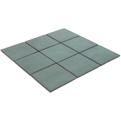 The Mosaic Factory Kasba mozaïektegel - 30x30cm - wandtegel - Vierkant - Porselein Ocean Blue glans