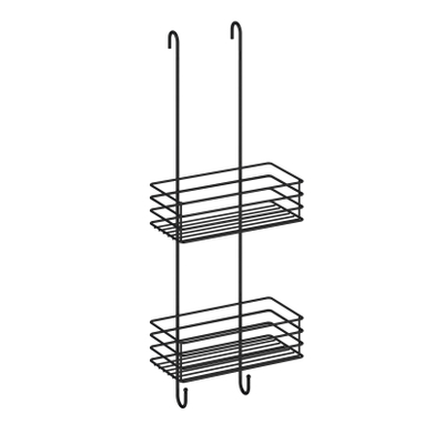 Smedbo Beslagsboden Douchedraadkorf 25x66x12cm RVS Mat zwart SHOWROOMMODEL