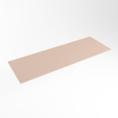 Mondiaz TOP 23 Plan sous vasque - 120x23.5x0.9cm - compatible comme plan de meuble - solid surface - Rosee